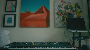 Moog Muse - bi-timbral generative-ish sequencer ambient patch - 8/29/25