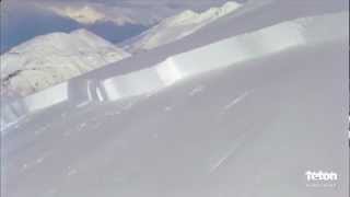 : Skier Triggers Giant Avalanche