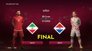 FIFA 23 - Iran vs Croatia | FIFA World Cup Final Full Match 2022 | PS5™