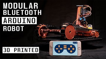 How To Make Modular Arduino Robot, with Bluetooth