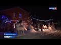 Житель Чебоксарского района украсил свой двор снежными фигурами