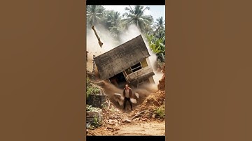 the landslide wrath #shorts #disaster #constructiondisaster #landslide