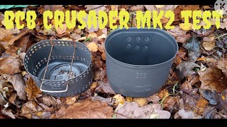 BCB Crusader MK2 Cook set test under a plough point tarp 