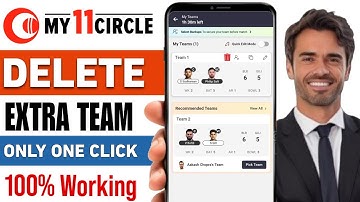 My11Circle team delete kaise kare | My11Circle me team delete kaise|How to delete team in My11Circle