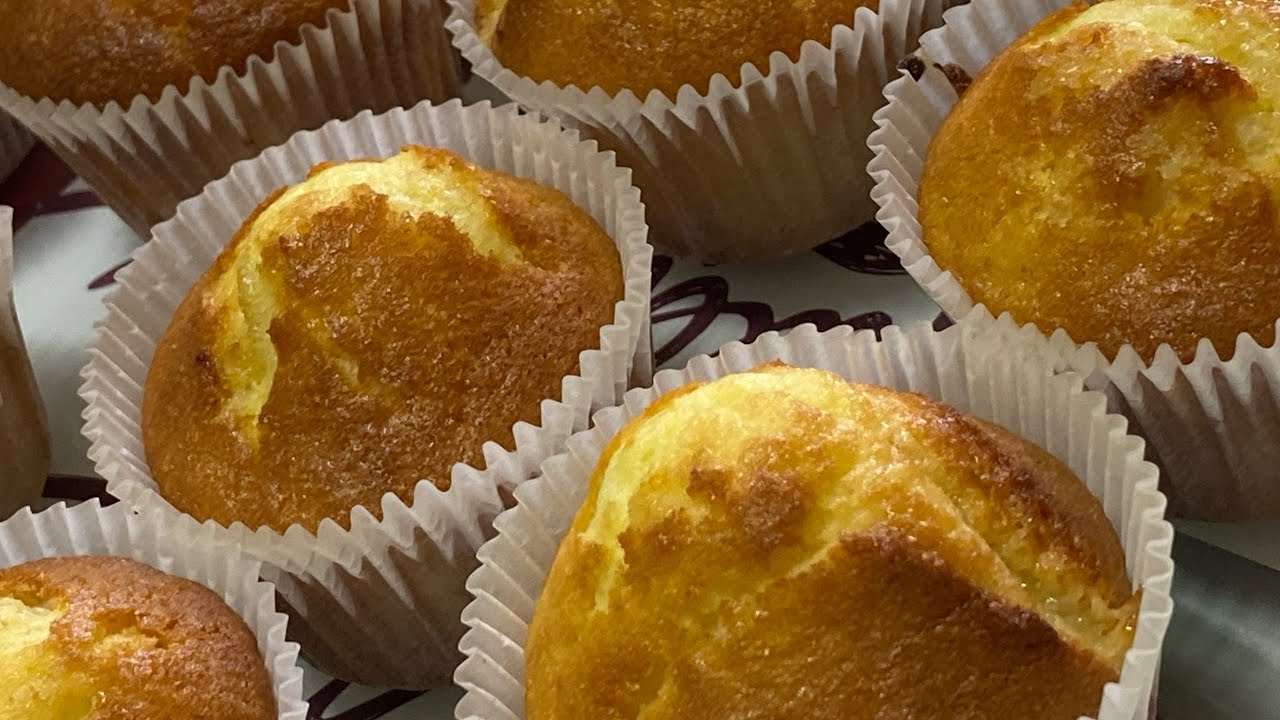 Madeleine au citron | مادلين بالليمون معسلين من الداخل