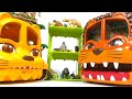 【ANIA】Outing lion bus animal parent and child