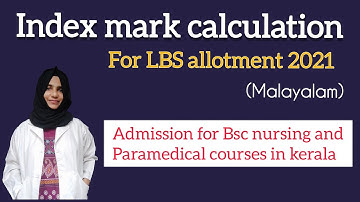 index mark calculation for LBS allotment 2021