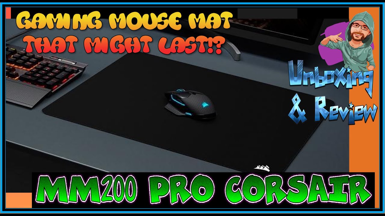 sympati Landbrug Rund Corsair MM200 PRO Gaming XL Mouse Pad - YouTube