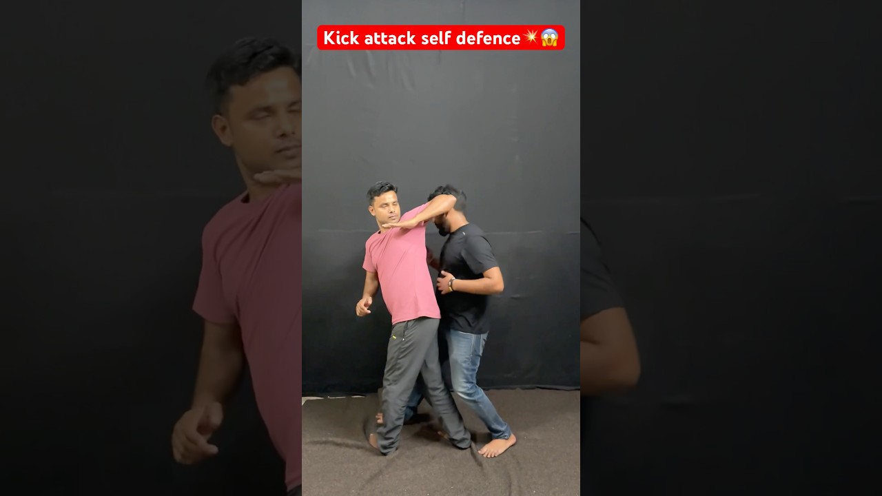 Kick attack self defence techniques