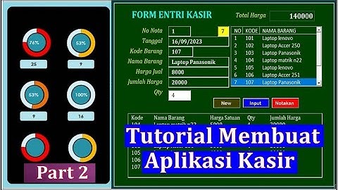 Aplikasi Kasir : Tutorial 2