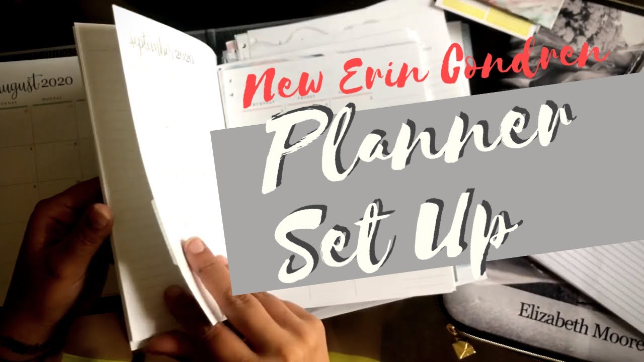 New Erin Condren Life Planner Binder Set Up - YouTube