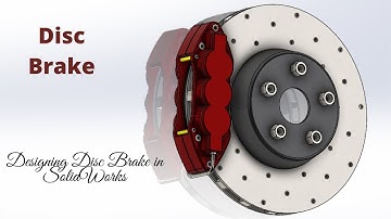 Designing a Disc Brake in SolidWorks || Disc Brake