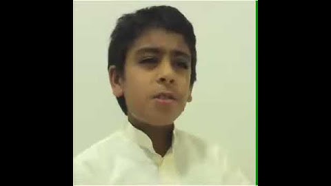 صوت جميل لهذا الطفل سبحان الله تلاوة رائعه