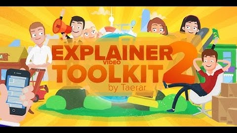 Explainer video toolkit 2 template for After Effects
