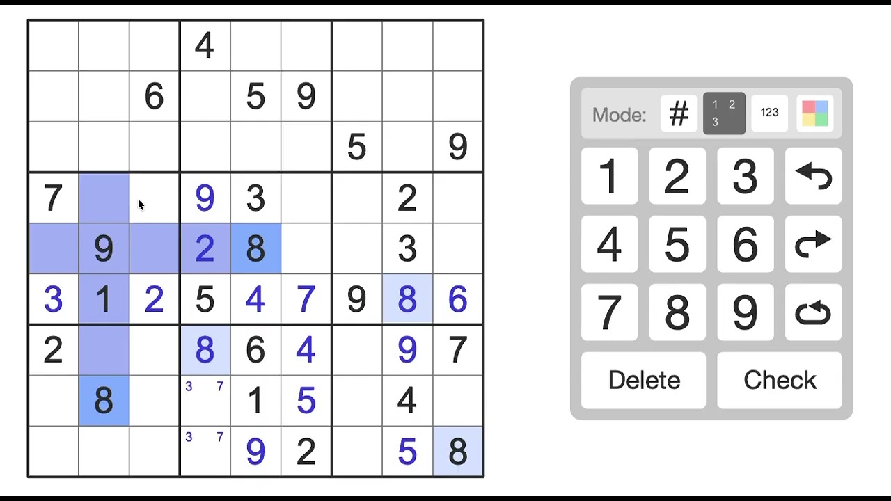 New York Times Sudoku Medium Solution for January 19, 2026