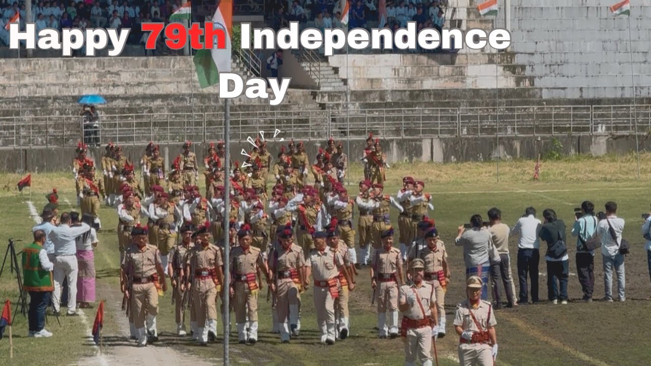 Celebrating the 79th Independence Day Parade in Pasighat 🇮🇳 #15thaugust2025 #lemlemvlogs 