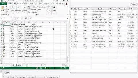 JavaFX 8 Tutorial 51 - Export Database to Excel