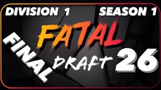 COMPLETING FATAL: DRAFT [MATCH 26] Division 1 Rewards Season 1 MAD FUT 22