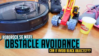 Roborock S6 MaxV Obstacle Avoidance & Navigation Test (Can It Avoid Black Objects)