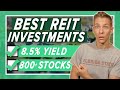 BEST REIT ETFs and CEFs (REIT Investing Strategy)