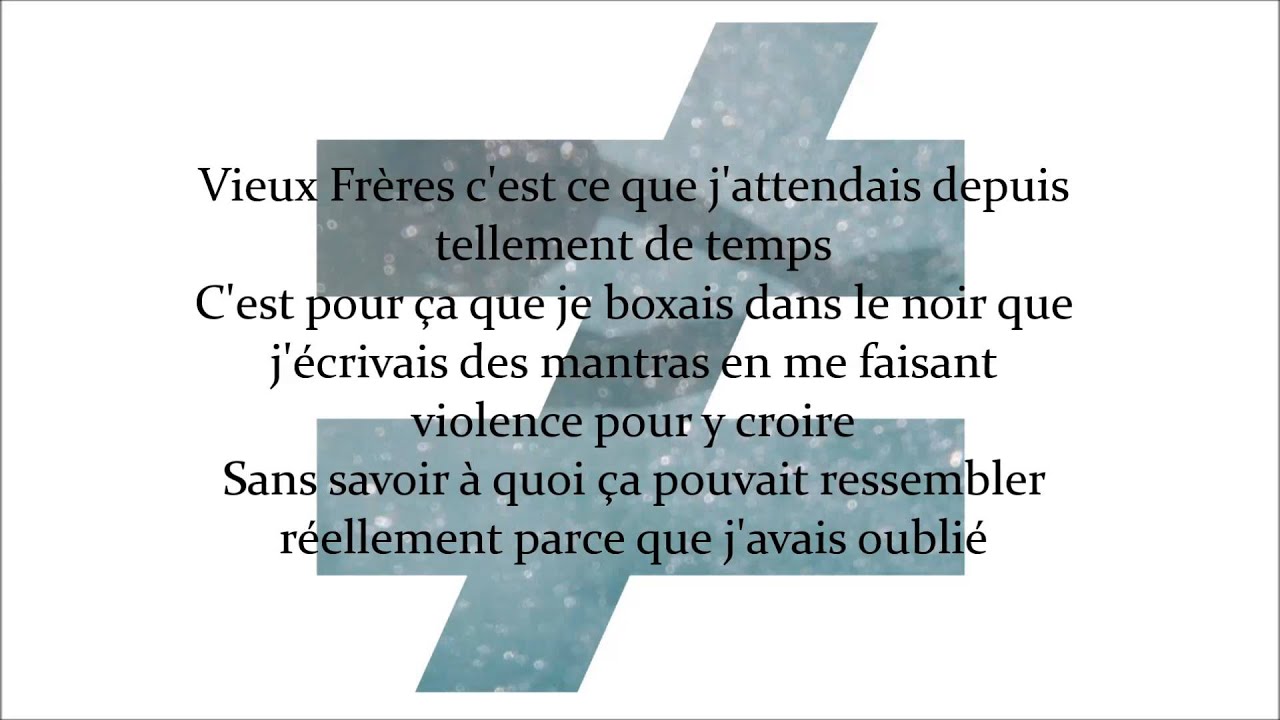 Fauve - Vieux frères [Paroles/Lyrics] HD