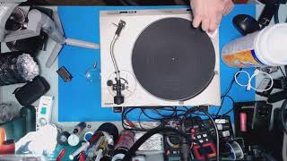 Technics SL-B202. turntable. (cleaning before repair). #technics #turntable #retro
