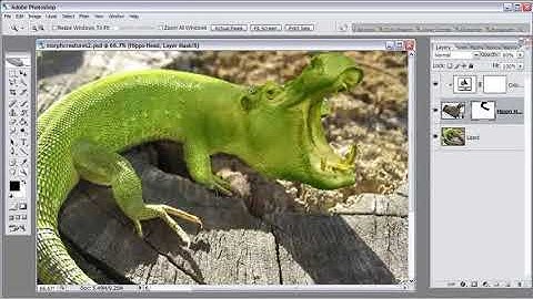 Morphing Creatures using photoshop Part 8
