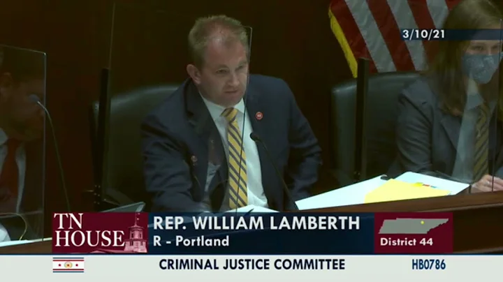 Rep. William Lamberth discussing HB786 "Governor's...