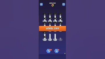 Nut Sort Level 2103 - Color Puzzle Game by Kiwi Fun #games #puzzle #NutSort #NutSortSolution