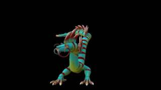 Two legged Chinese dragon - FunkyMomma- Spore