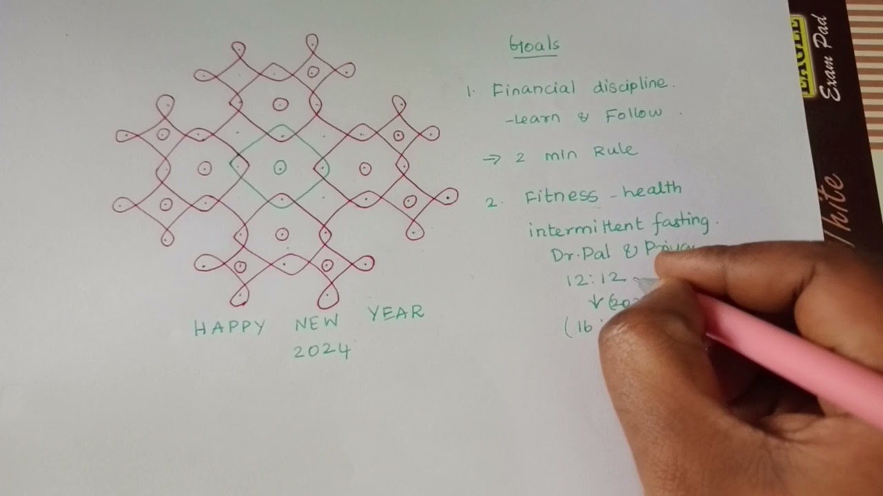 happy new year 2024 - goals of a housewife