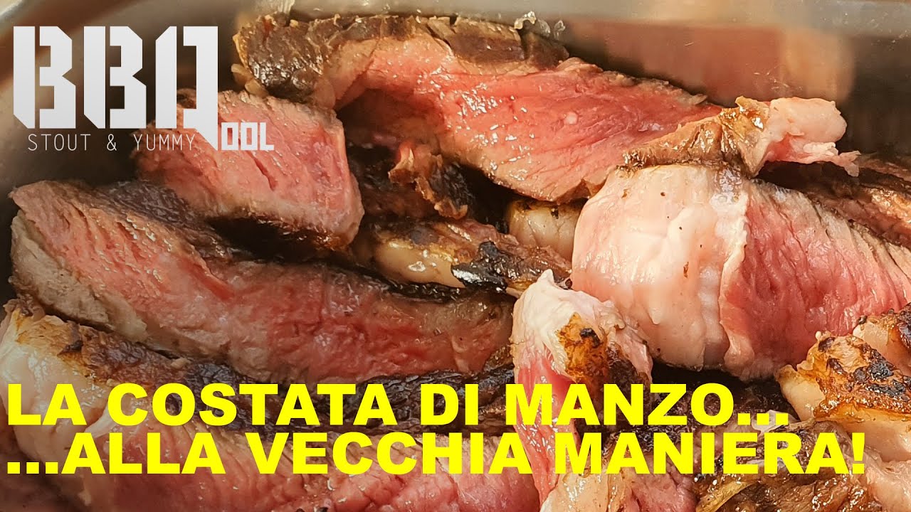 La costata di manzo alla griglia. Alla vecchia maniera. Come è venuta???