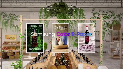 Samsung Colour E Paper feature video | Samsung