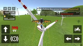 Flying Motorbike Simulator | Android Gameplay 1008 screenshot 3