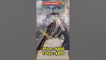 Most expensive loadout in codm #shorts