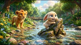 Leo the Brave Little Lion 🦁 | Pixar Style Cartoon | A Story About Courage