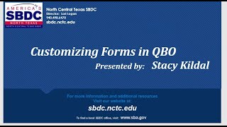 Famous NCTSBDC Webinar Start Time 10AM CT Customizing Forms in QBO with Stacy Kildal 20231214 1601 1 Wealth
