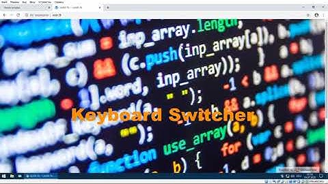Переключатель раскладки клавиатуры KeyboardSwitcher 1.0.0