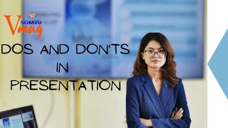 Do's And Don'ts In Presentation Profile