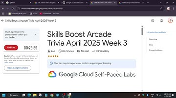 Skills Boost Arcade Trivia April 2025 Week 3 | Google CloudArcade 2025| Arcade Trivia quiz #qwiklabs