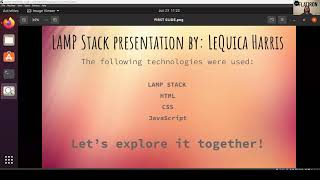 LAMP Stack Presentation