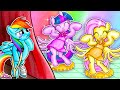 My little pony dance magic 2 twilight sparkle and rainbow dash makeover compilation  annie korea