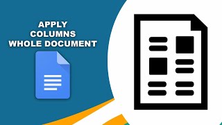 How to insert columns on whole document in google docs