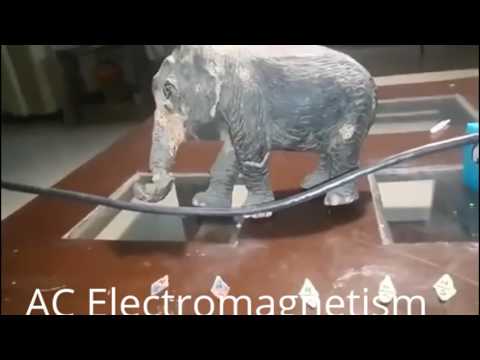 ALTERNATING CURRENT ELECTROMAGNET DEMOSTRATION