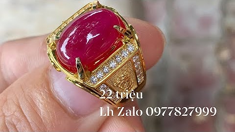 Ruby lục yên đỏ huyết Bồ câu nặng 9ct giá 22 triệu Lh 0977827999