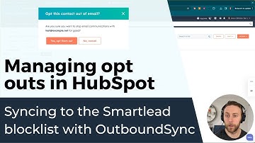 Syncing do not contact/opt outs between HubSpot and Smartlead with OutboundSync