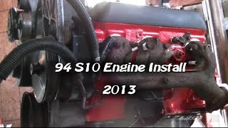 Engine Install - 4.3L V6 into 94 S10