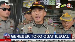 Satpol PP Gerebek Toko Kosmetik Jual Obat Terlarang di Kebayoran Lama