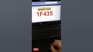 Use of Alt+X key for Symbols monkey face |  keyboard shortcuts | computer shorts | msword  #shorts