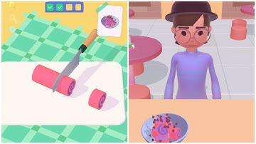 Ice Cremz Roll - Funny Cooking Game - Gameplay Walkthrough Part 1 (iOS, Android)